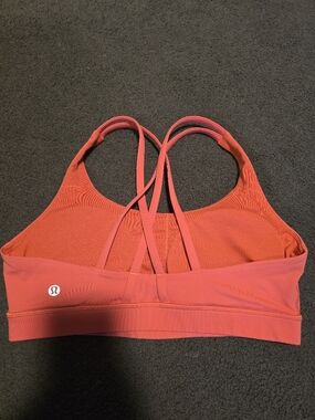 lululemon athletica Coral Strappy Back Sports Bra